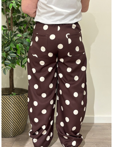 Calças Balão c/ Bolinhas