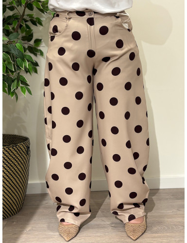 Calças Balão c/ Bolinhas