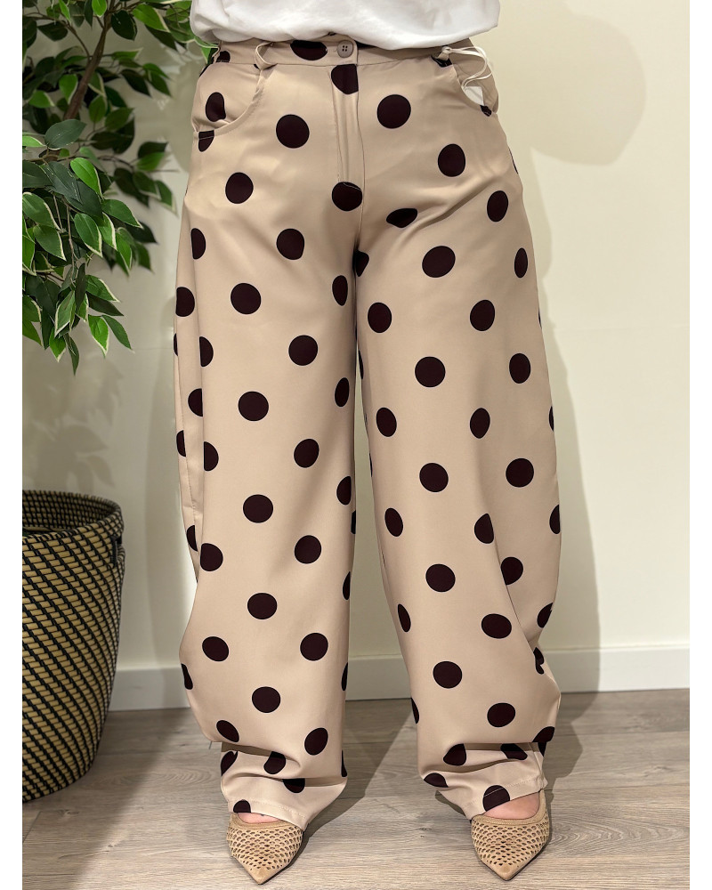 Calças Balão c/ Bolinhas