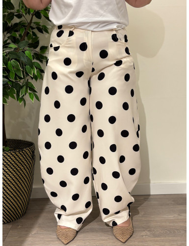 Calças Balão c/ Bolinhas