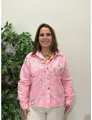 Casaco de Ganga Trabalhado