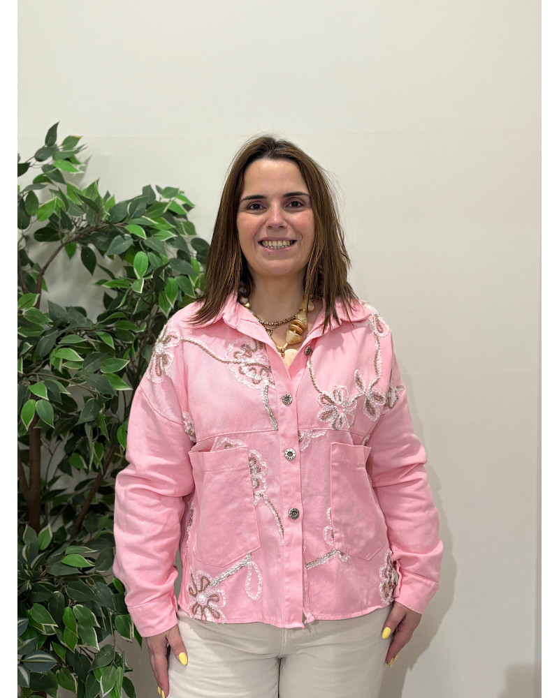 Casaco de Ganga Trabalhado