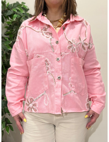 Casaco de Ganga Trabalhado