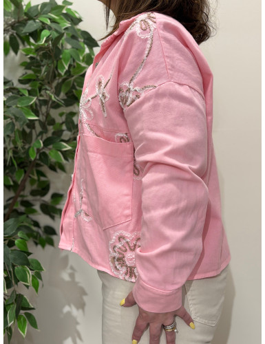 Casaco de Ganga Trabalhado