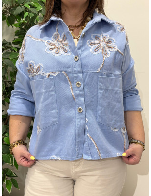 Casaco de Ganga Trabalhado