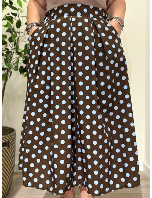 Saia de Pregas com Bolas