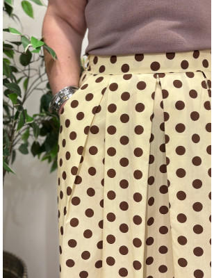 Saia de Pregas com Bolas