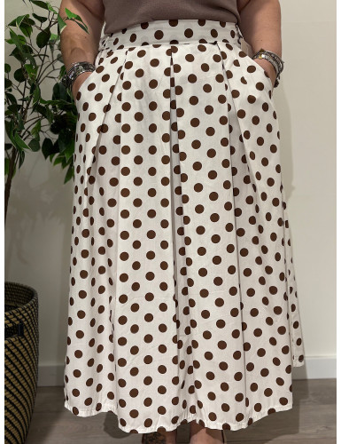 Saia de Pregas com Bolas