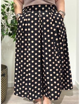 Saia de Pregas com Bolas