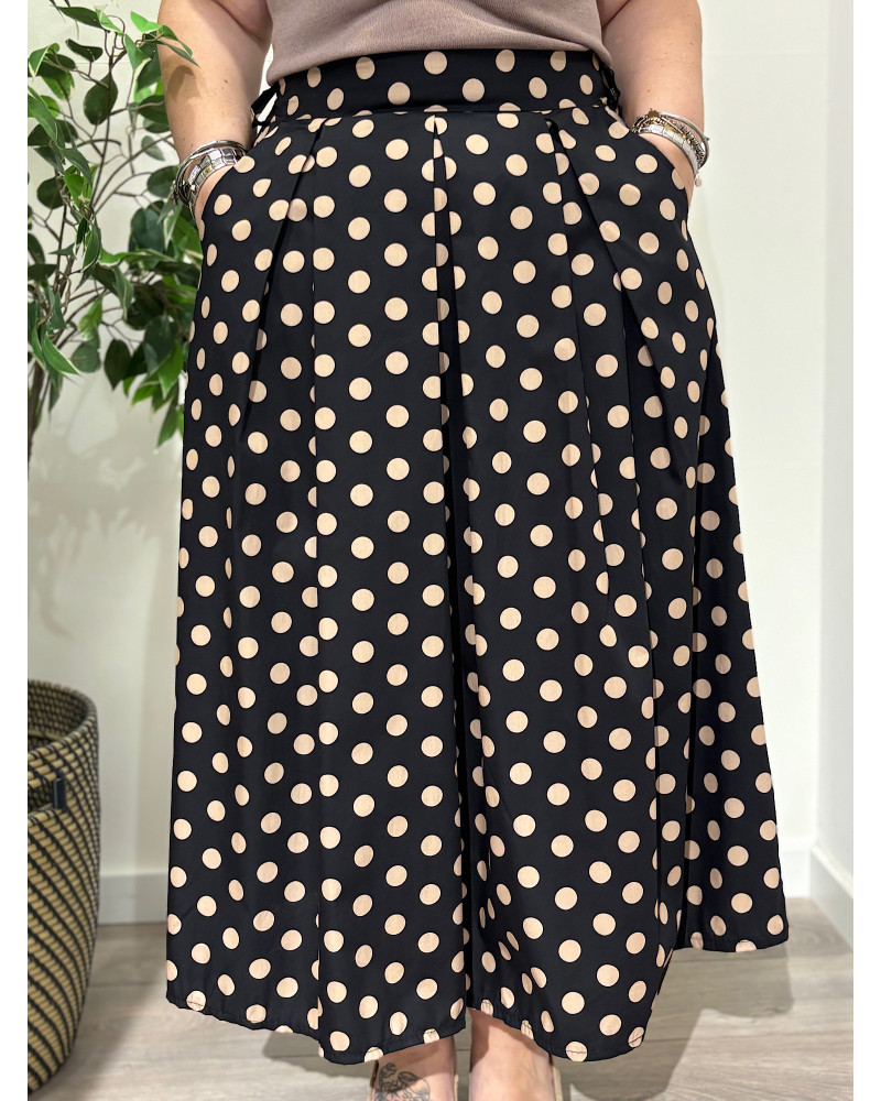 Saia de Pregas com Bolas