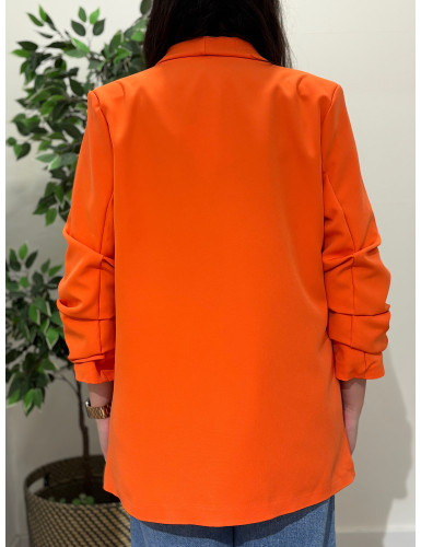 Blazer de Manga Arregaçada