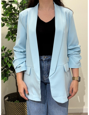 Blazer de Manga Arregaçada